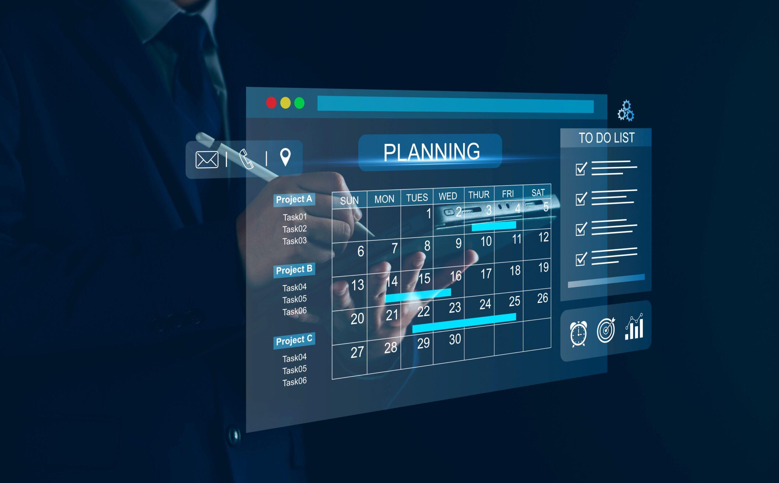 APS System für digitale Produktionsplanung mit interaktivem Dashboard und Aufgabenverwaltung